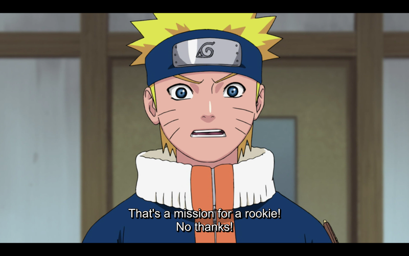 So begins the epic struggle between Naruto and my patience.